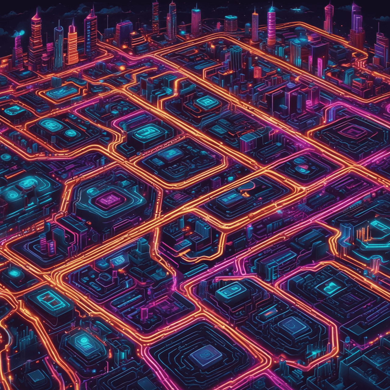 Silicon Circuit Runner game banner