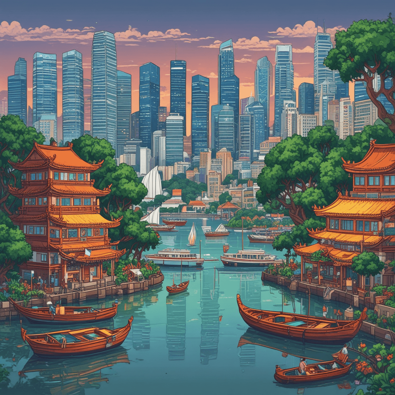 Temasek to Singapore Journey game banner