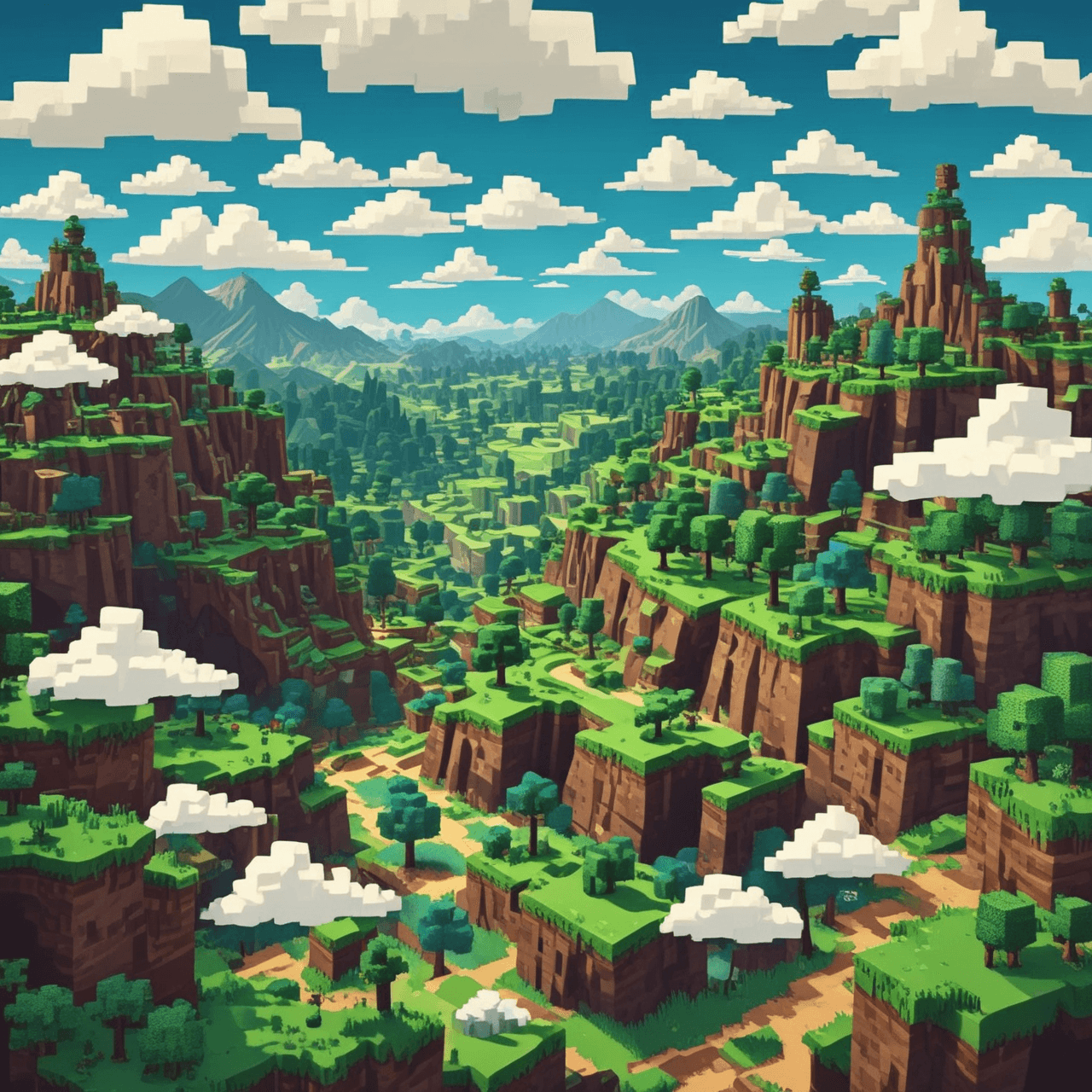 Minecraft Cloud Hop game banner