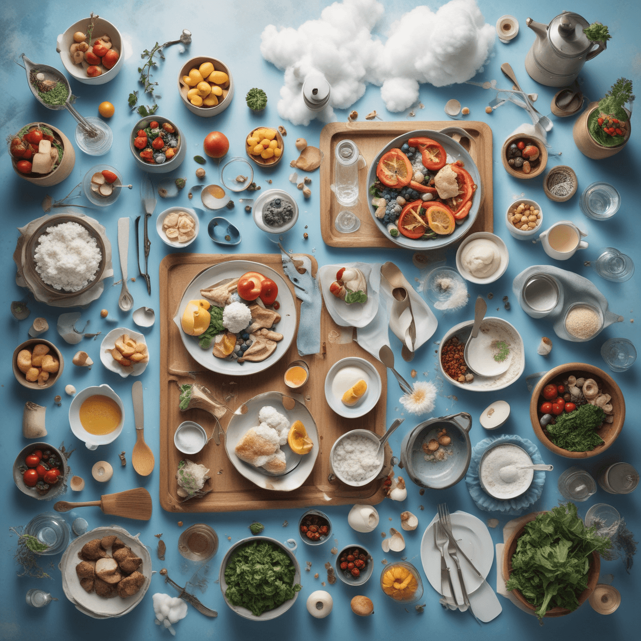 Kitchen Cloud Bridge game banner