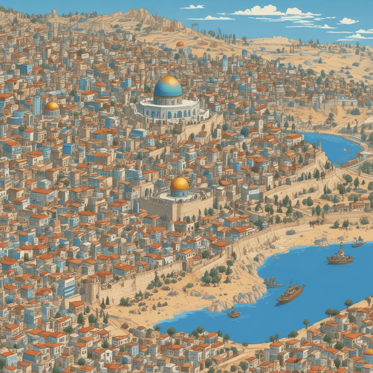 Peace Jump game banner