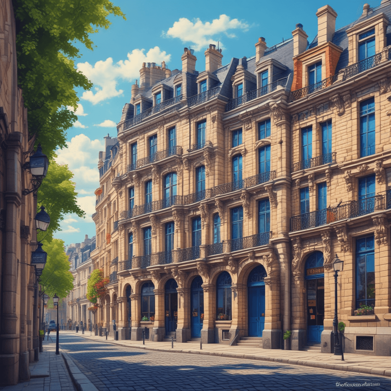 French School Uniform Run game banner