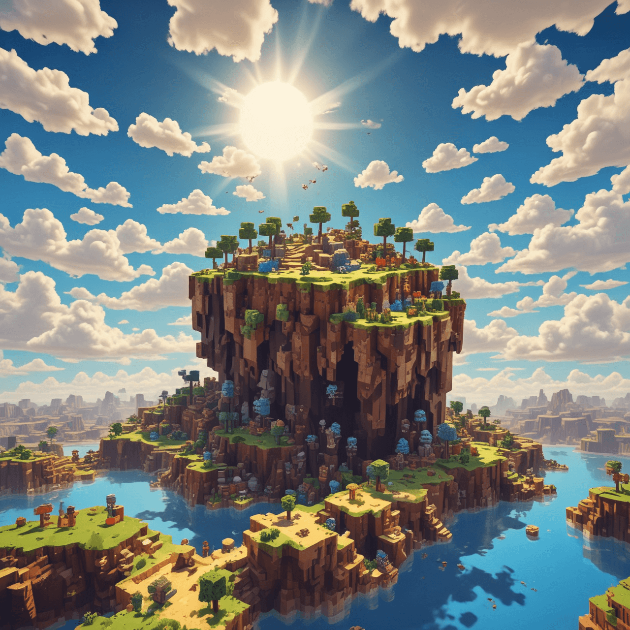 Minecraft Cloud Hop game banner