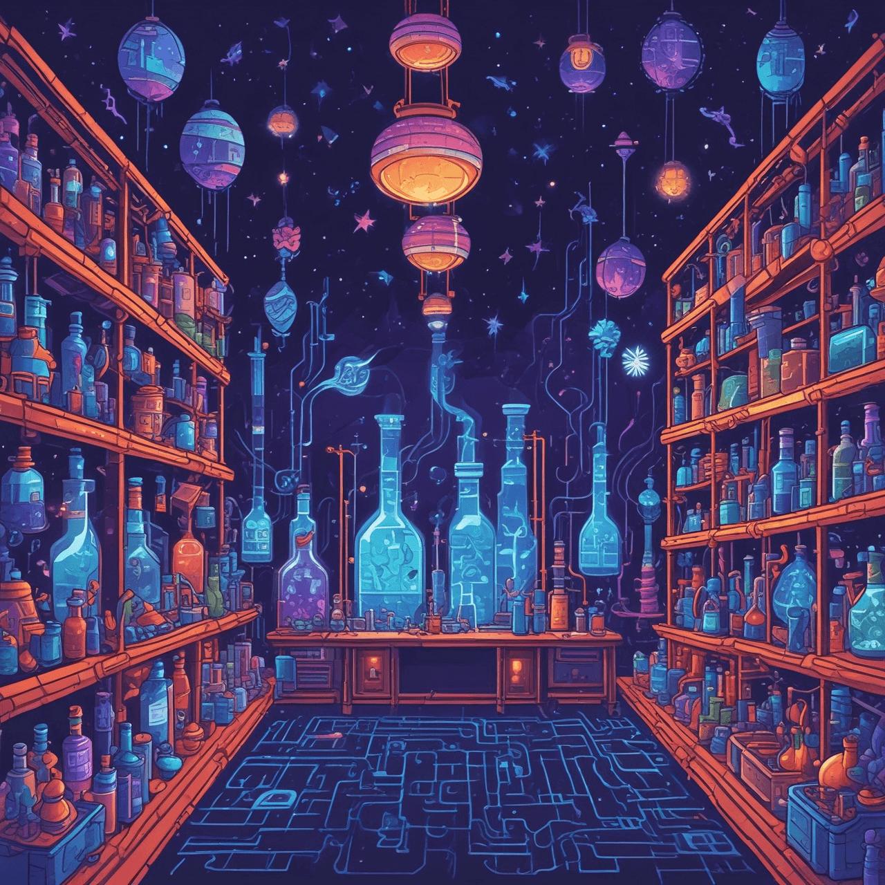 Chemical Reactions Run game banner