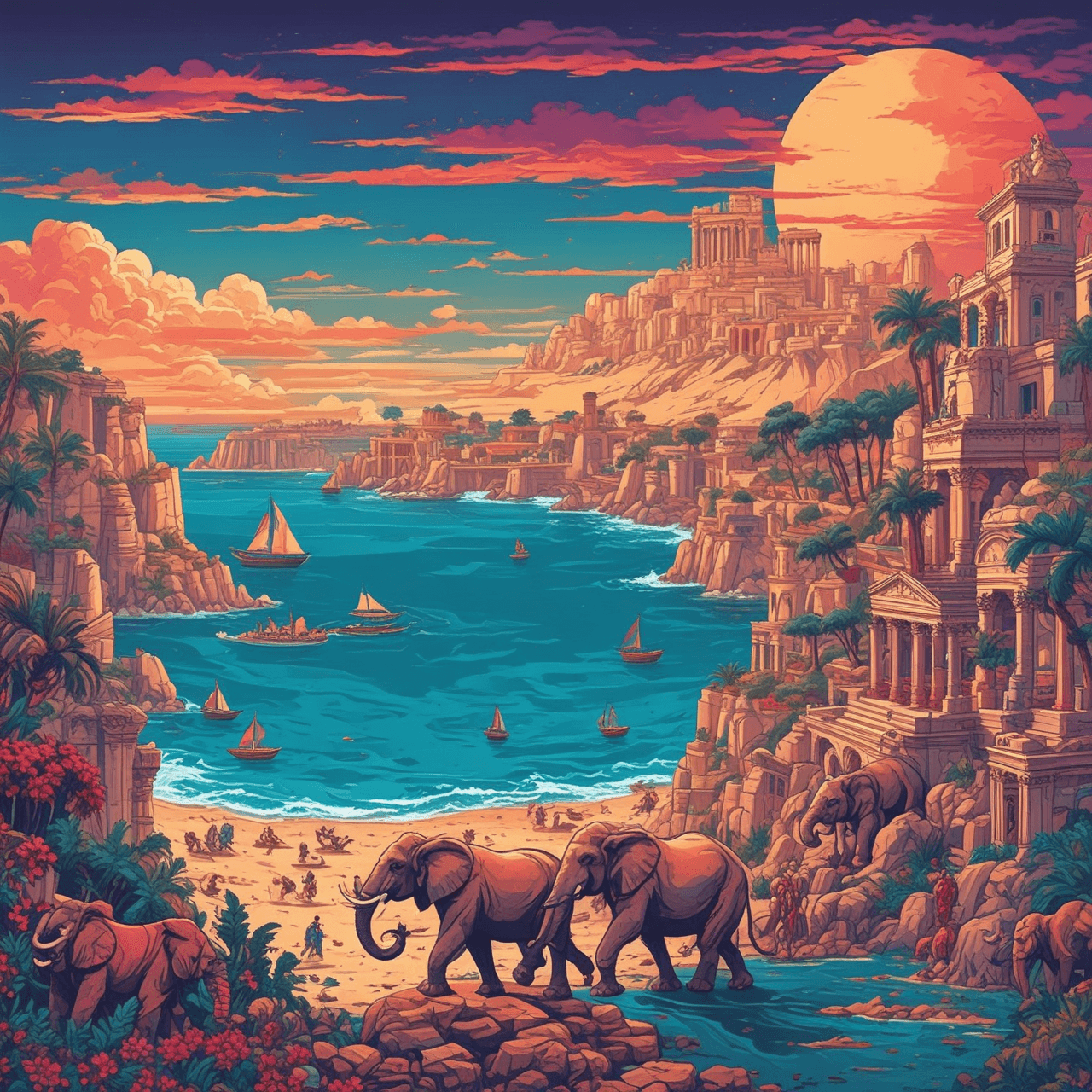 Punic War Jetpack Quiz game banner