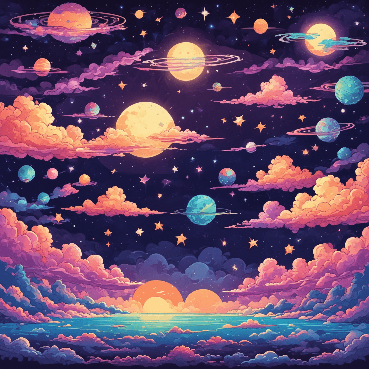 Cosmic Cloud Quiz game banner
