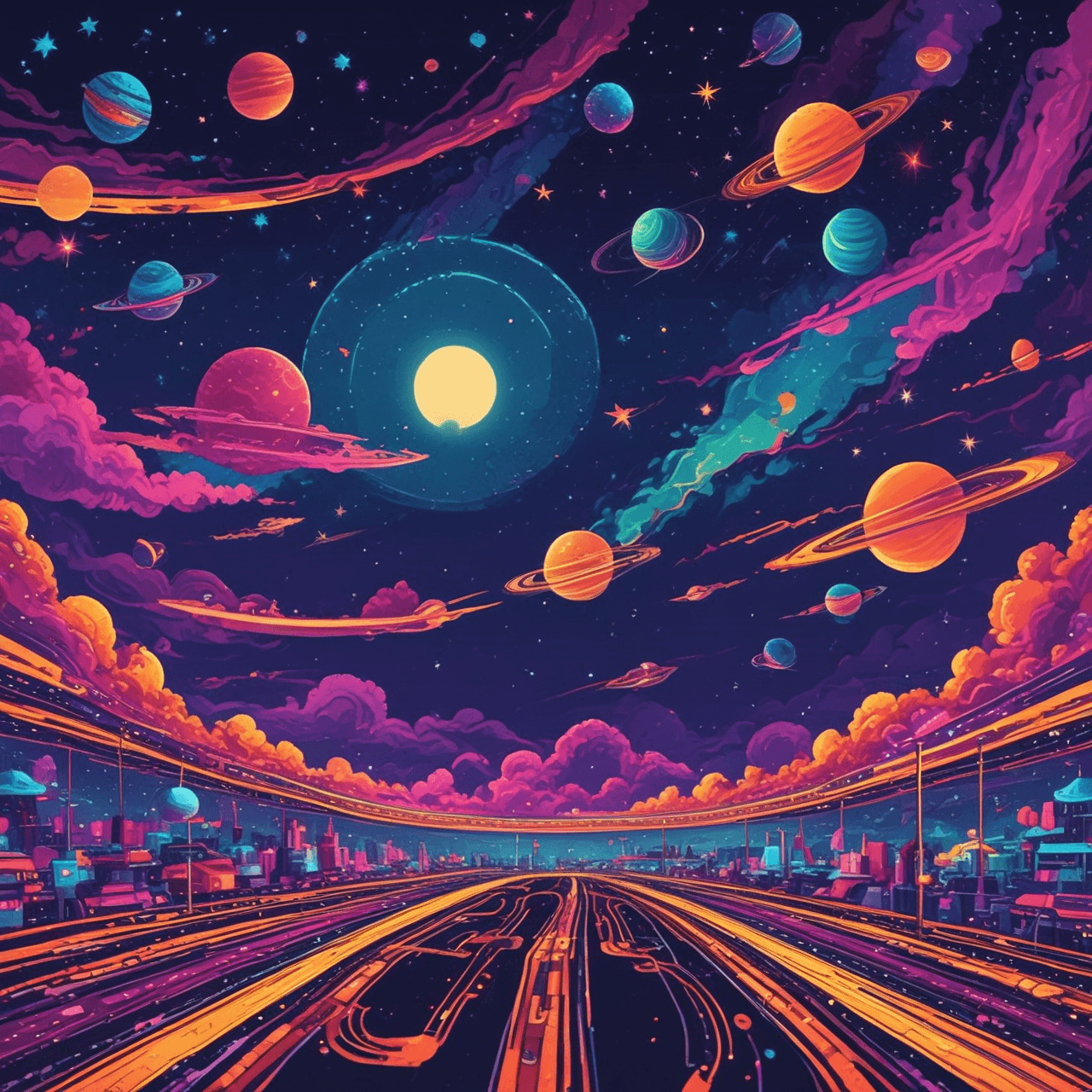 Cosmic Math Race game banner