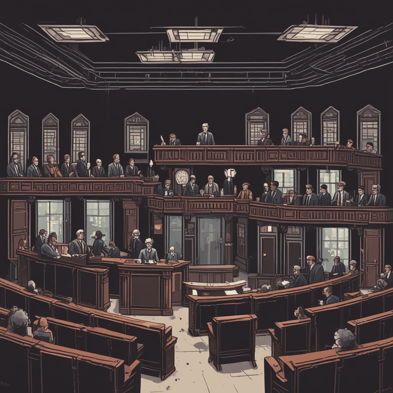 Supreme Court Showdown game banner