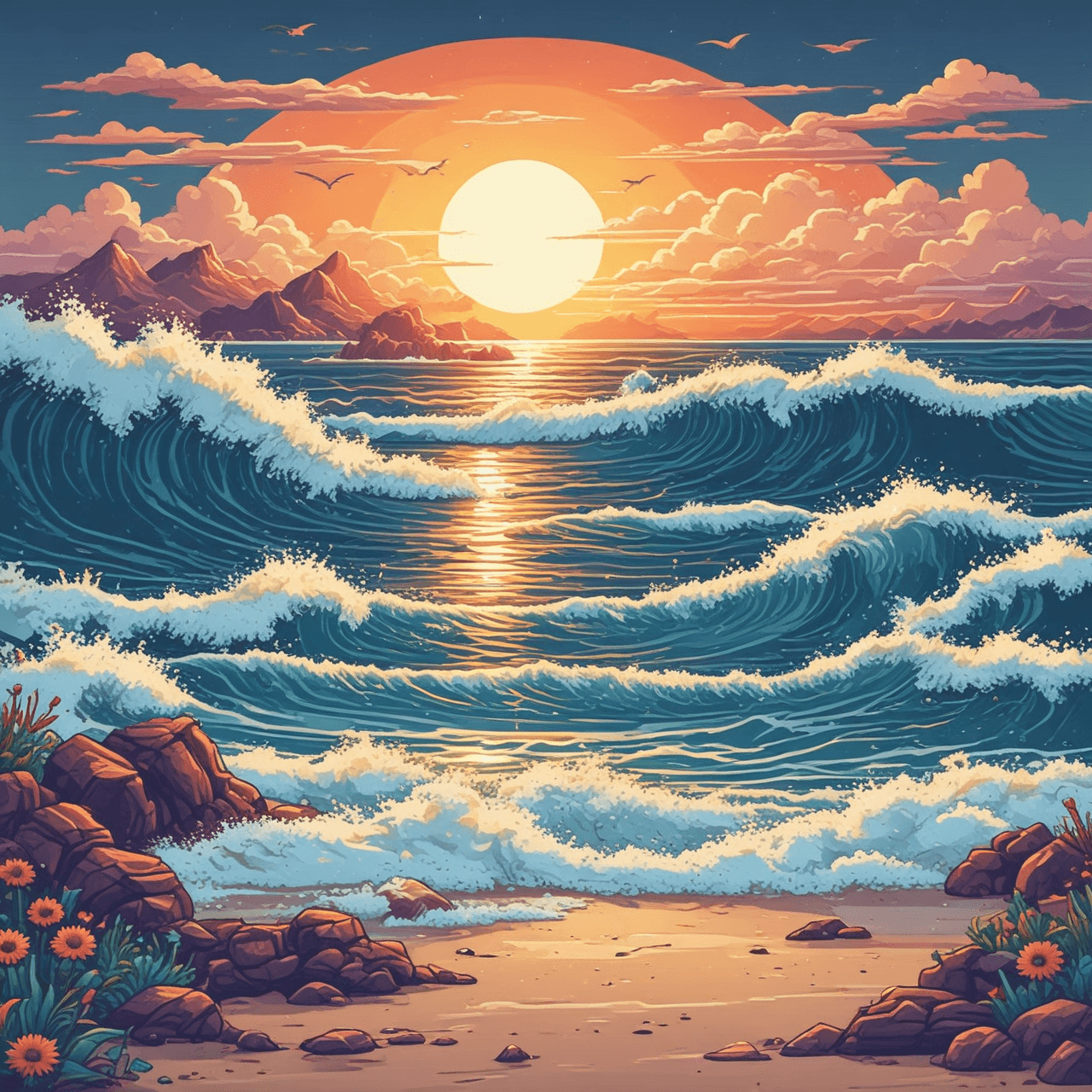 Tidal Wave Dash game banner