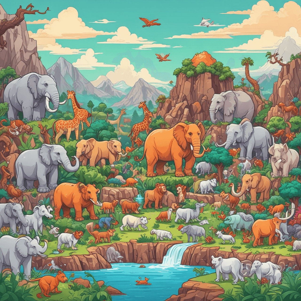 Mammal Mania Race game banner