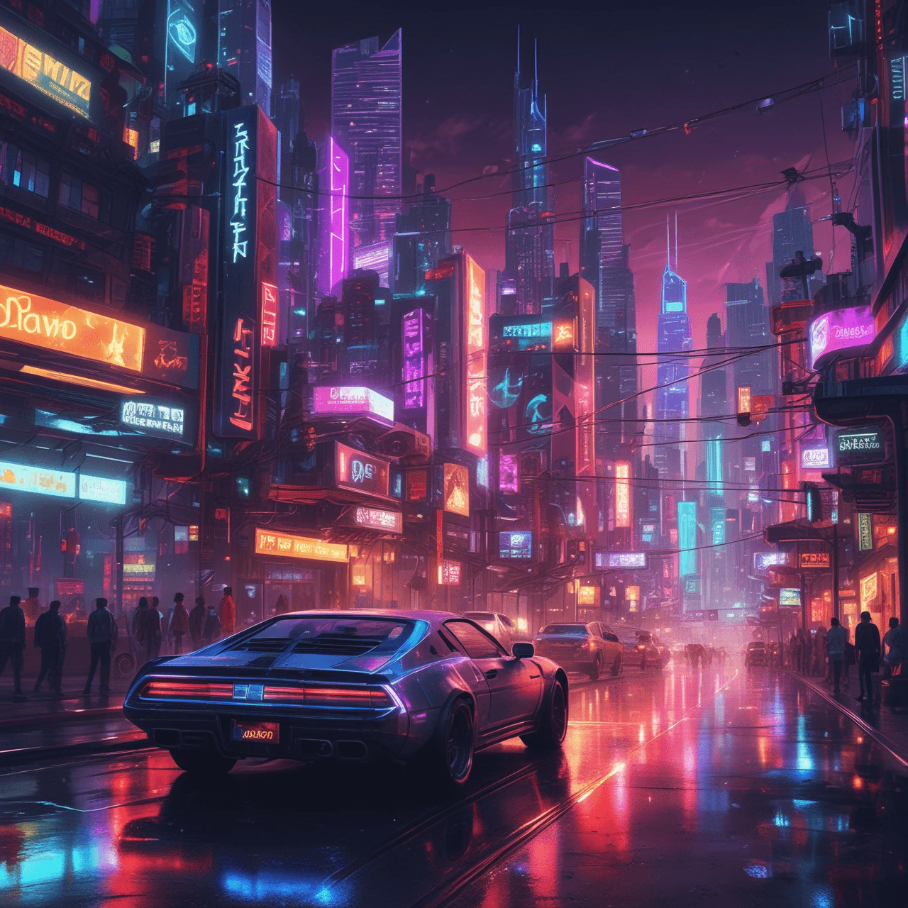 Aventura Quiz Jetpack Cyberpunk game banner