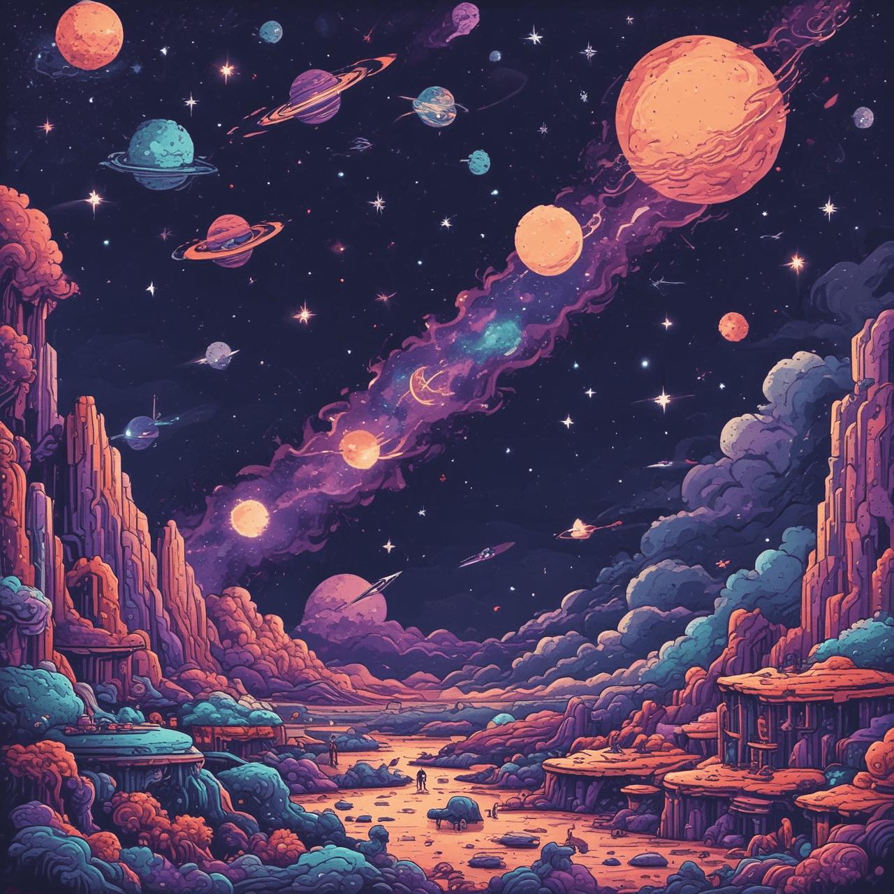 Cosmic Economics game banner