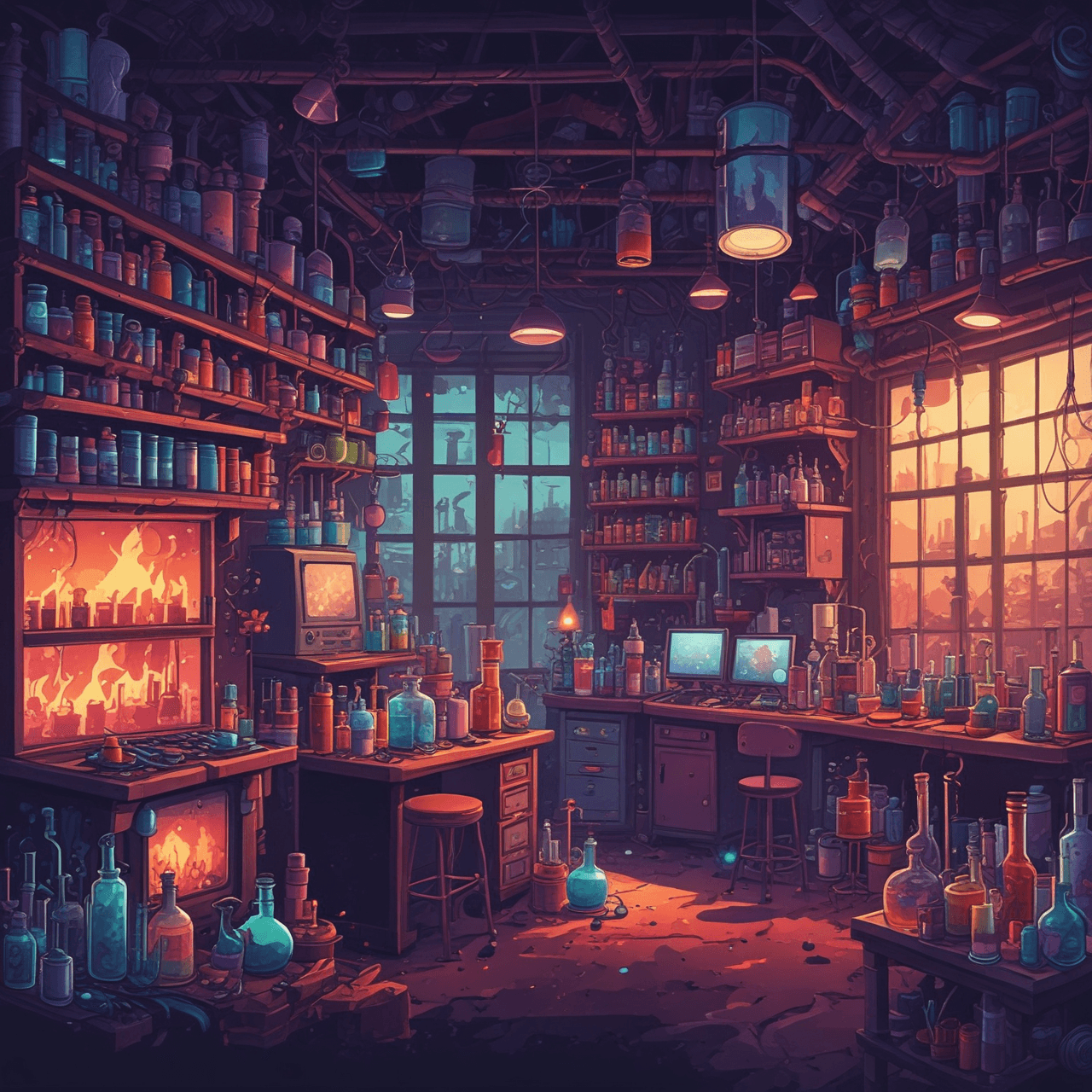 Chemical Reaction Run game banner