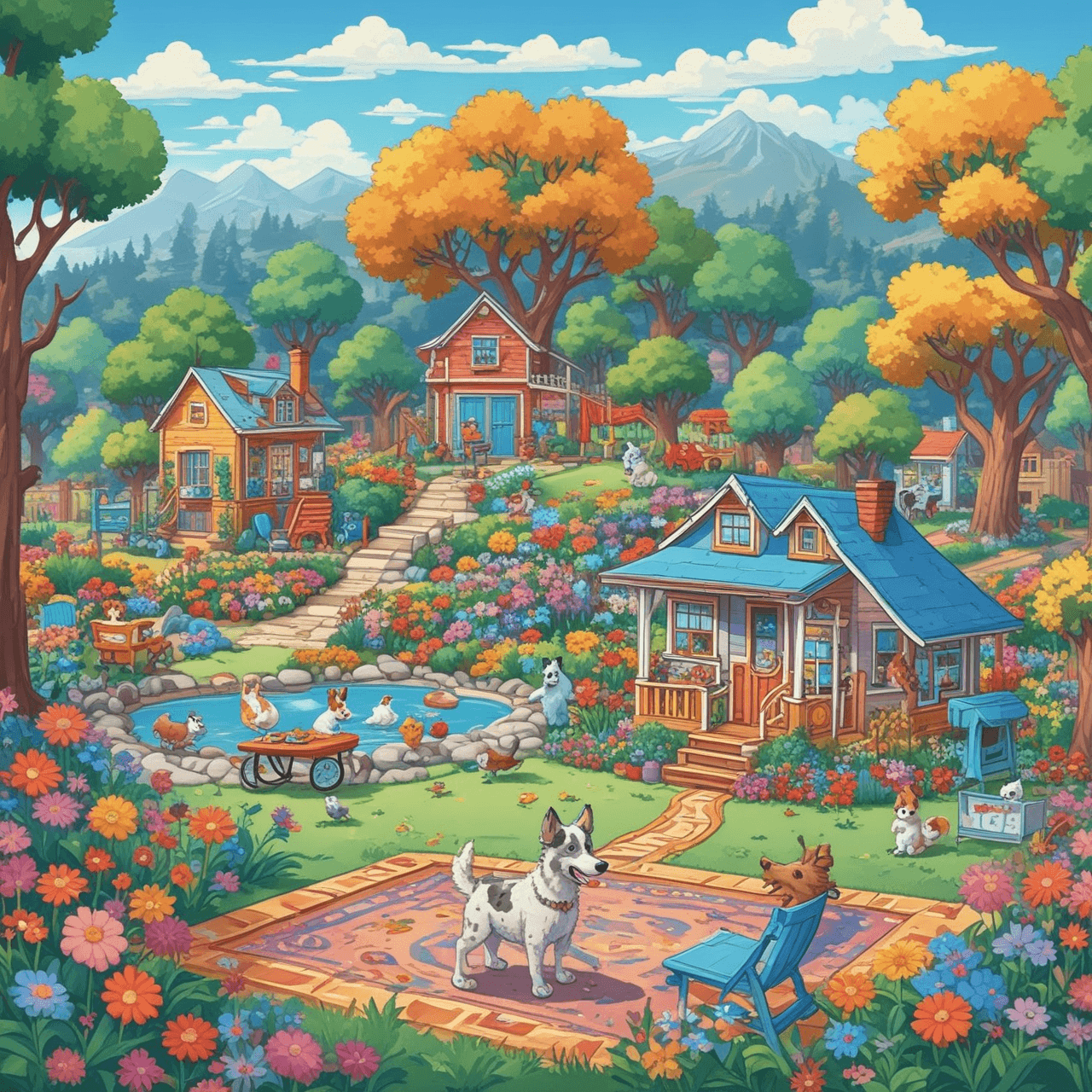 Bluey's Big Fun Run game banner