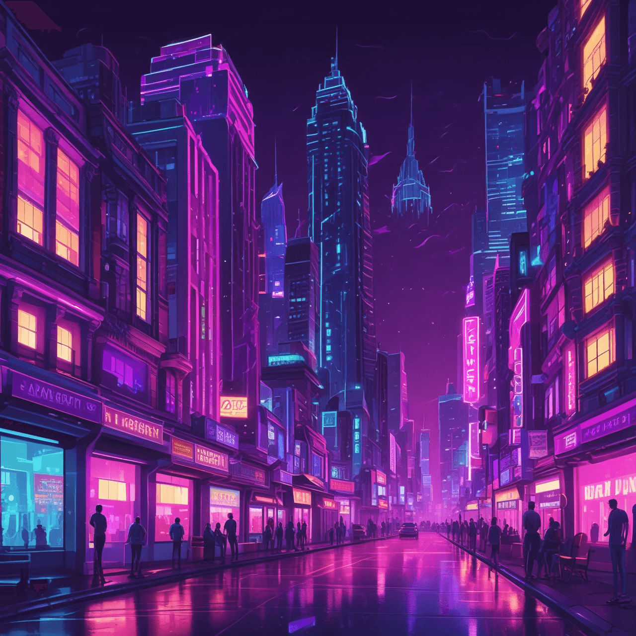 Neon Executive Dash game banner