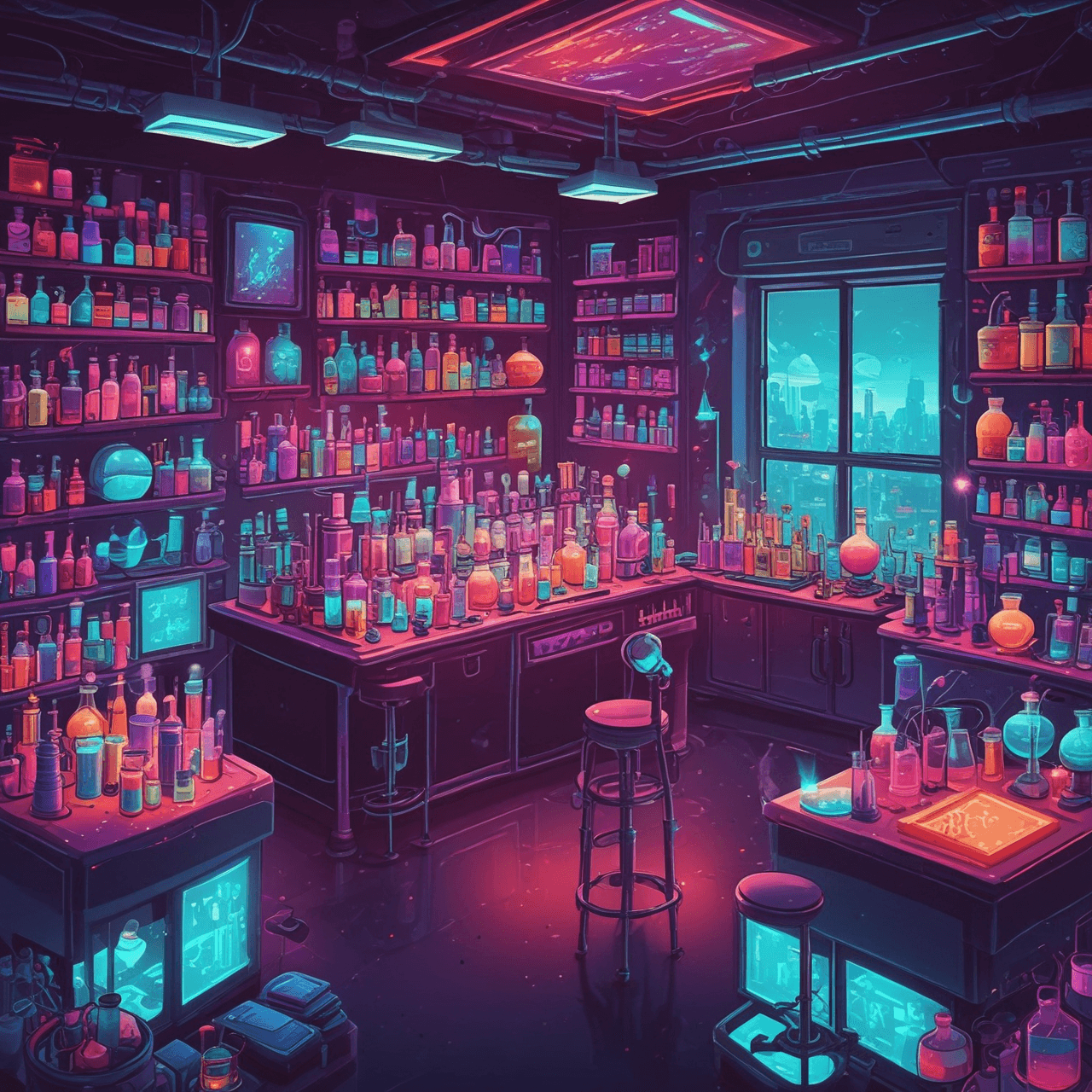 Jetpack Chemistry Adventure game banner