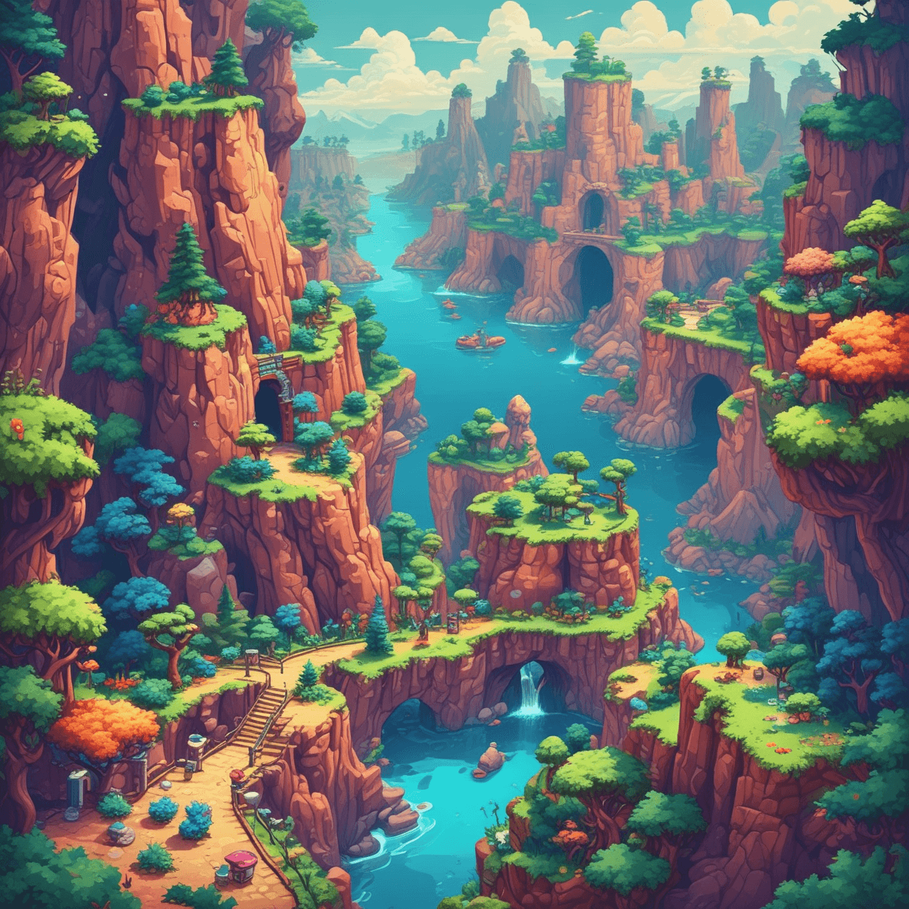 Salto na Paisagem game banner