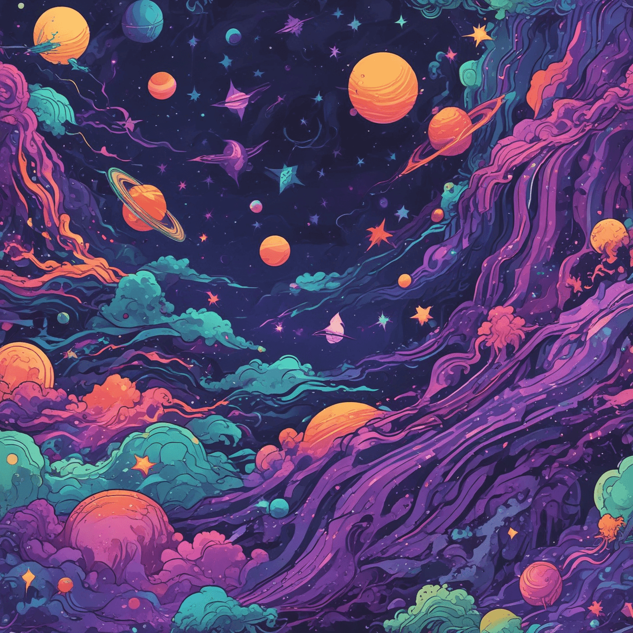 Cosmic Lane Runner game banner