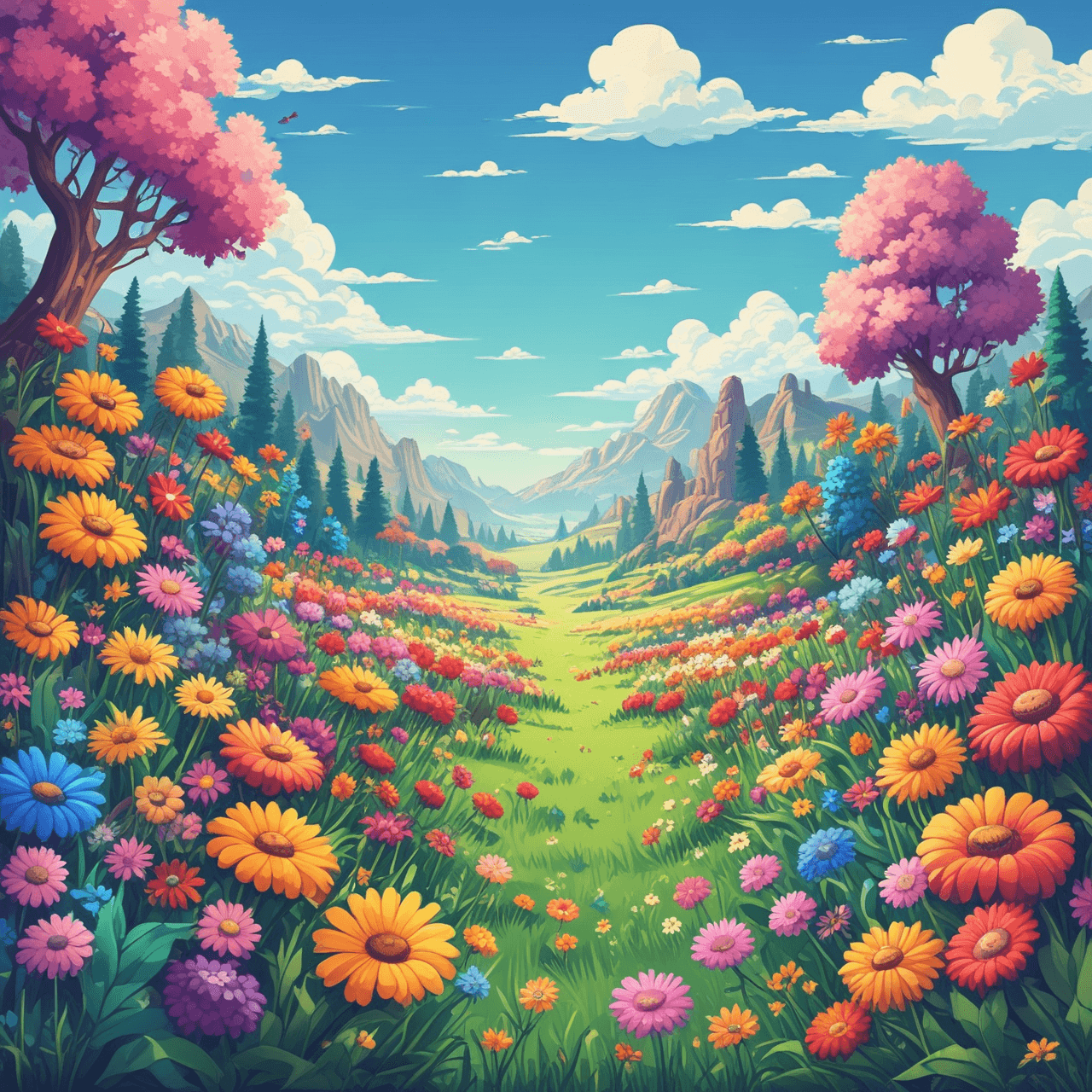 Flower Anatomy Dash game banner