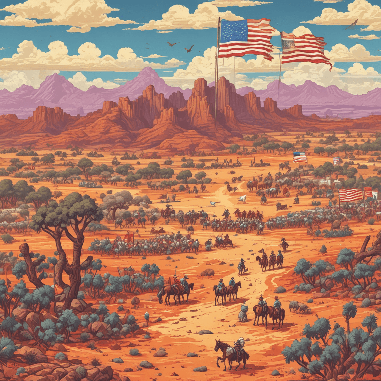 Texas Revolution Runner game banner