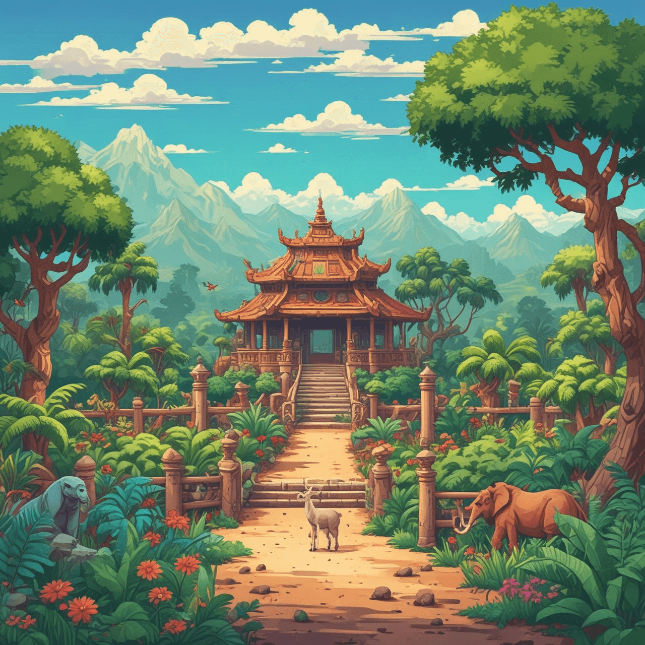 Safari de Preguntas game banner