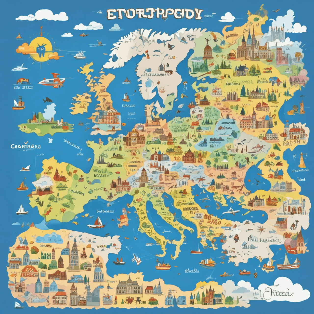 Jetpack Quiz: Stolice Europy game banner