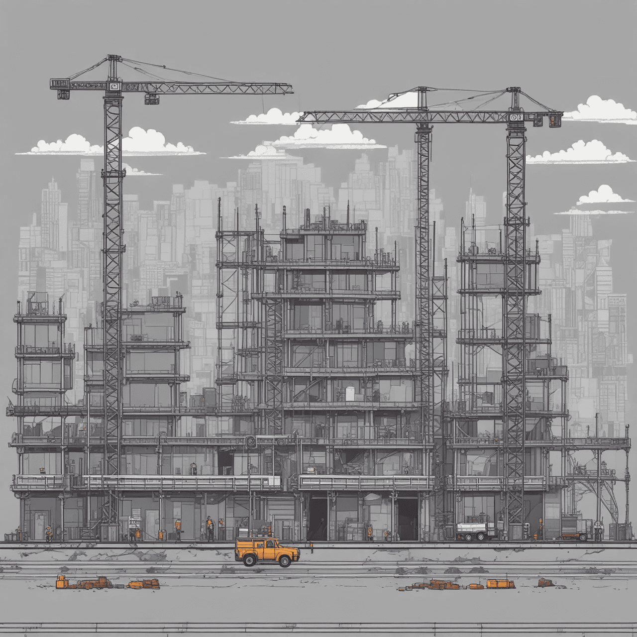 Construction Site Run game banner