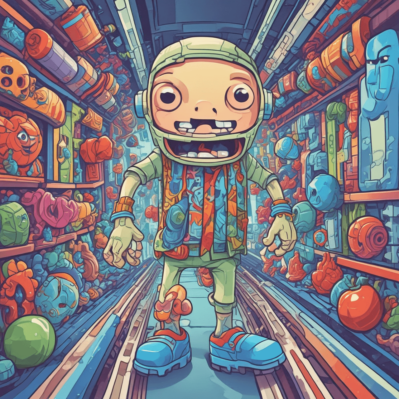 Cellular Subway Run game banner