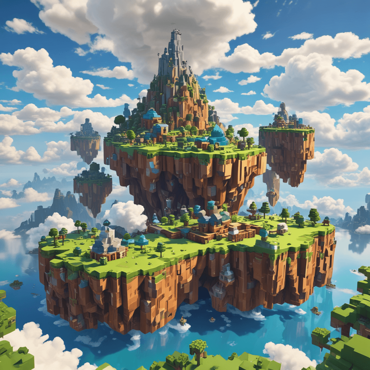 Minecraft Cloud Hop game banner
