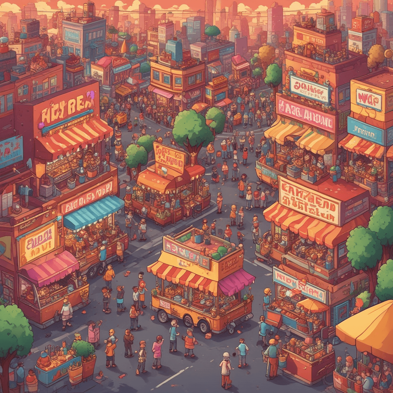 Foodie Frenzy Quiz game banner