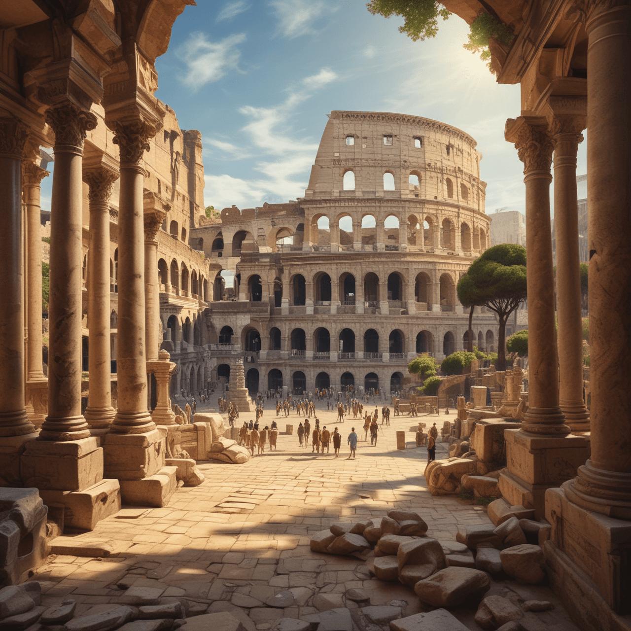 Roman Empire Quiz Run game banner