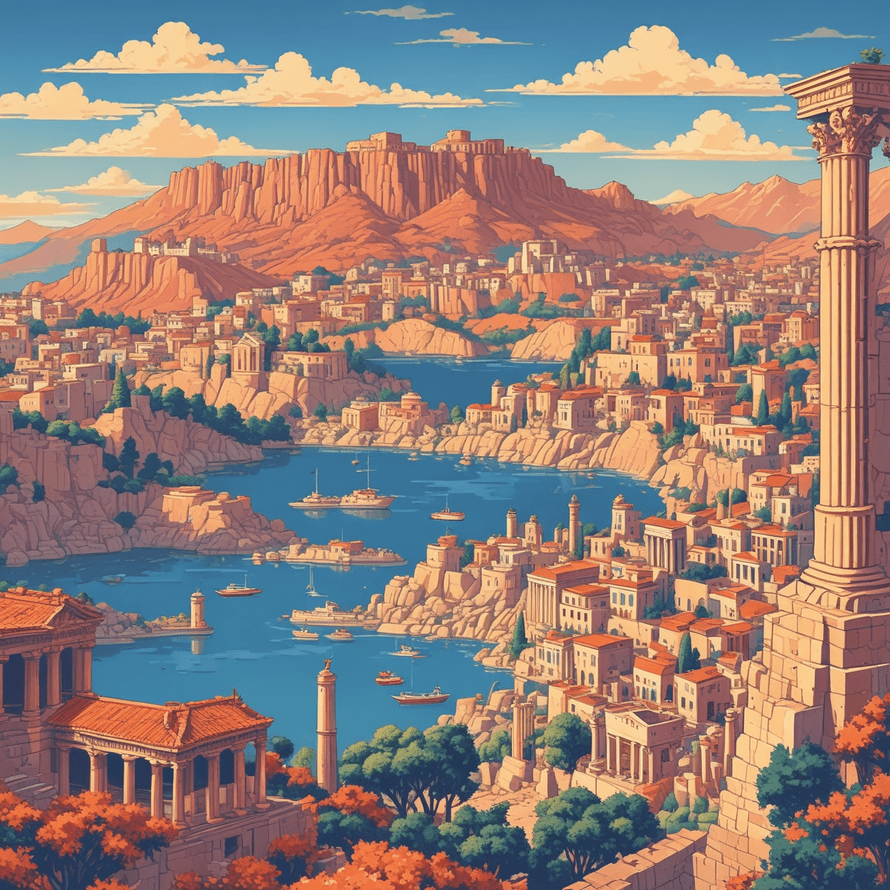 Classical Civilizations Jetpack Quiz game banner