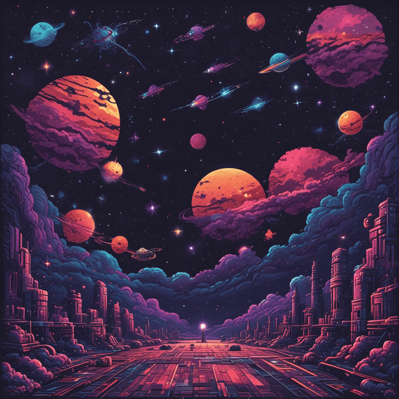 Invader Quiz Run game banner