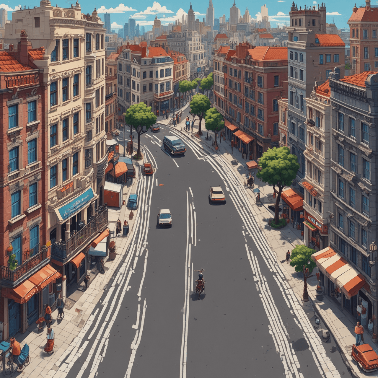 Spanish Vocab City Run game banner