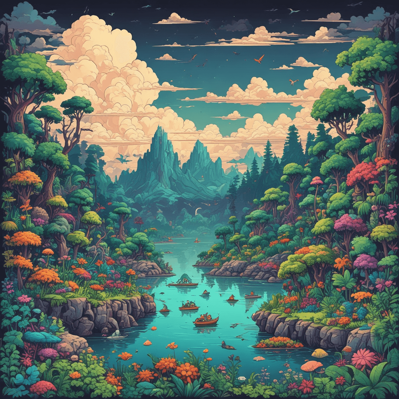 Ponte do Equilíbrio Ecológico game banner