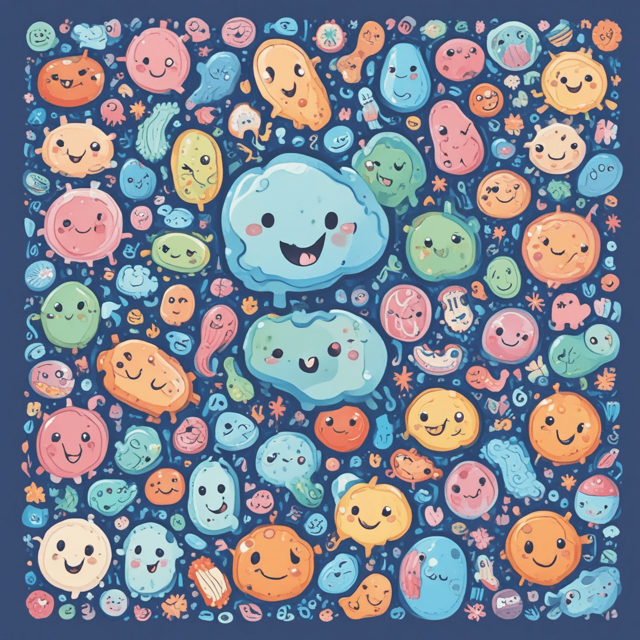 Cell Jump Kawaii game banner