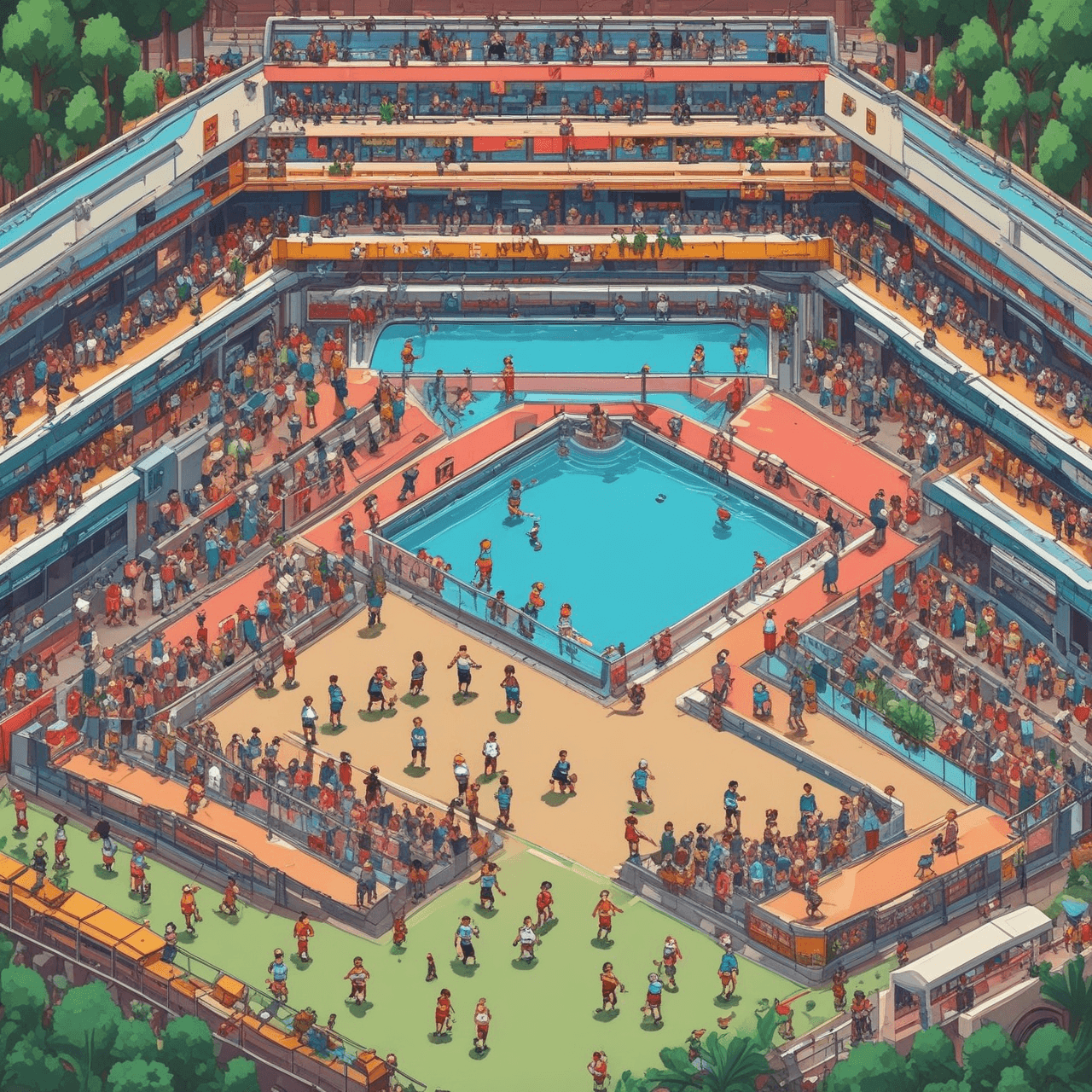 French Sports Complex Run game banner