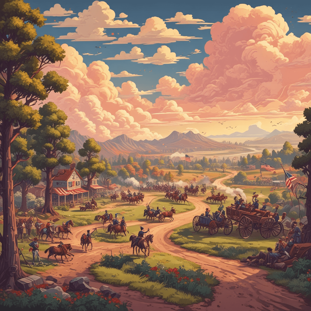 Revolutionary Race for Liberty game banner