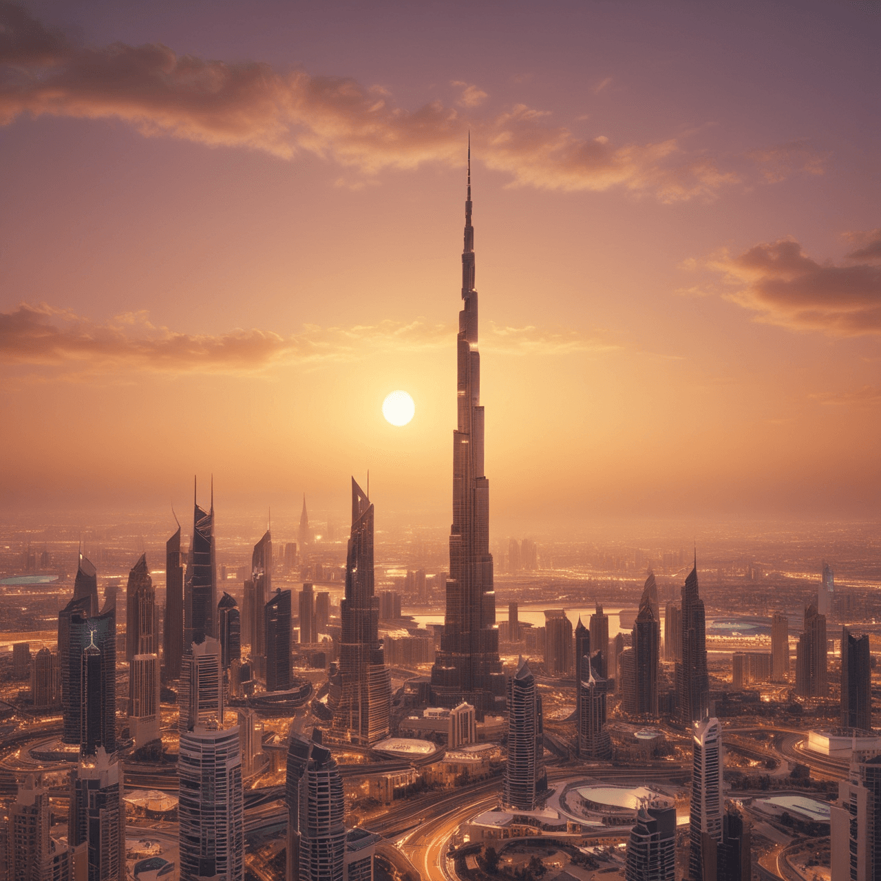 Adjective Jump: Dubai Edition game banner