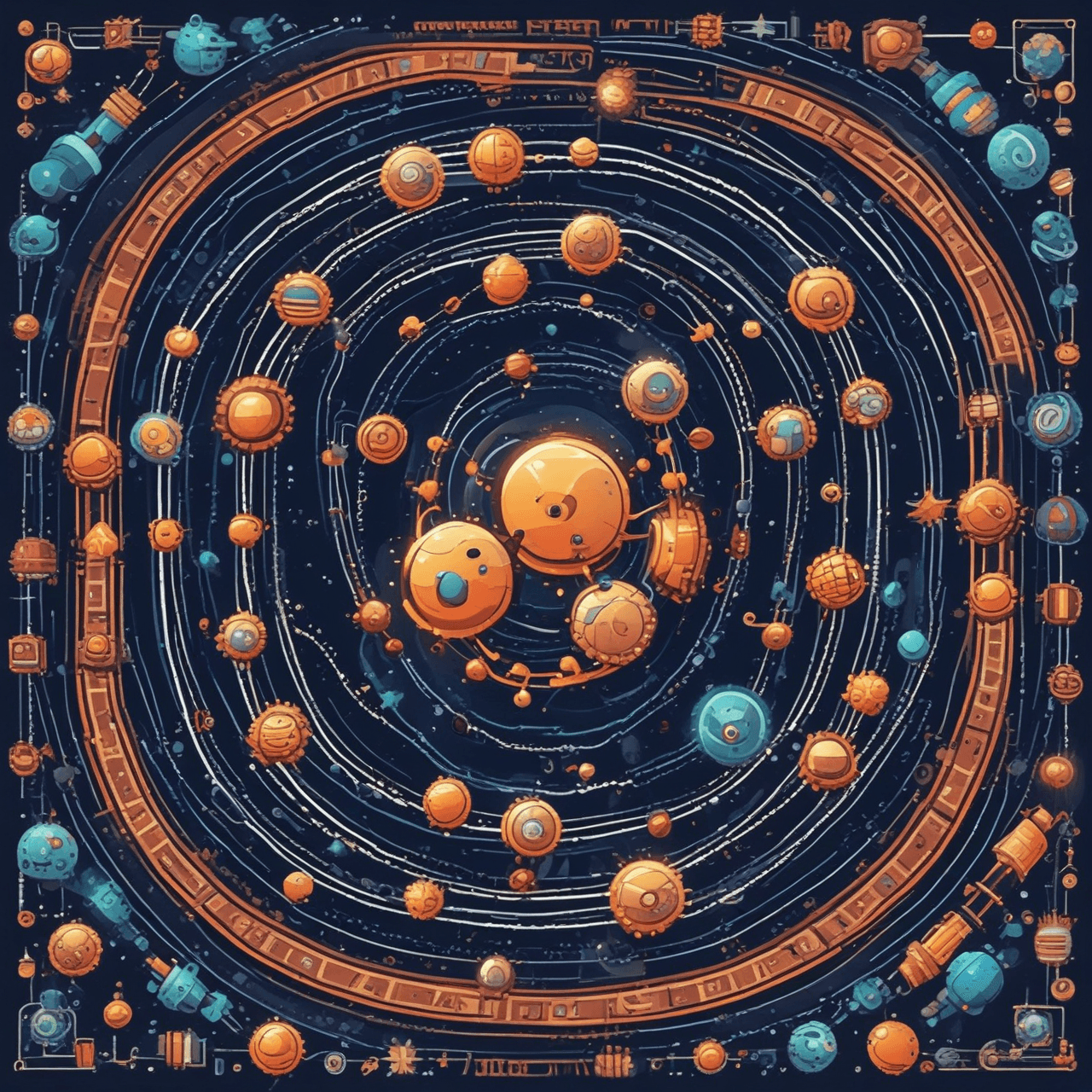 Atom Runner Quiz game banner