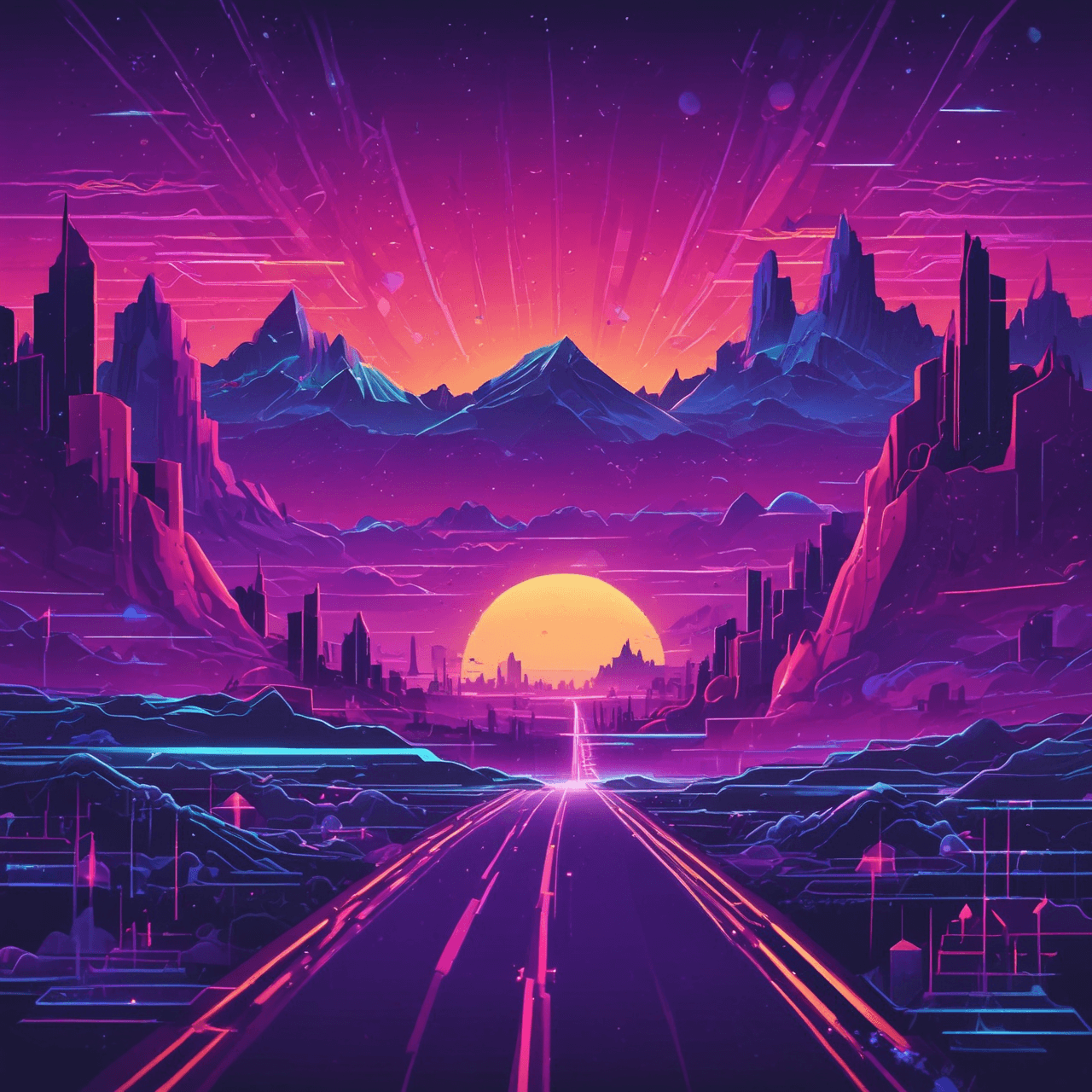 Geometry Run: Triangle Edition game banner