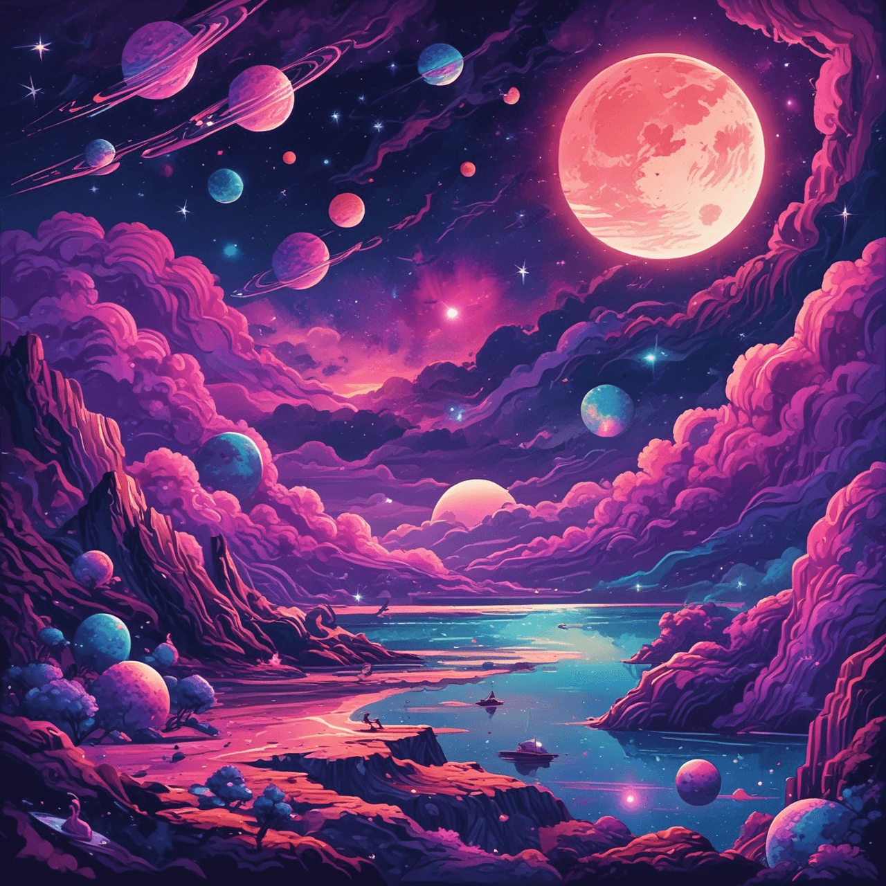 Cosmic Math Challenge game banner