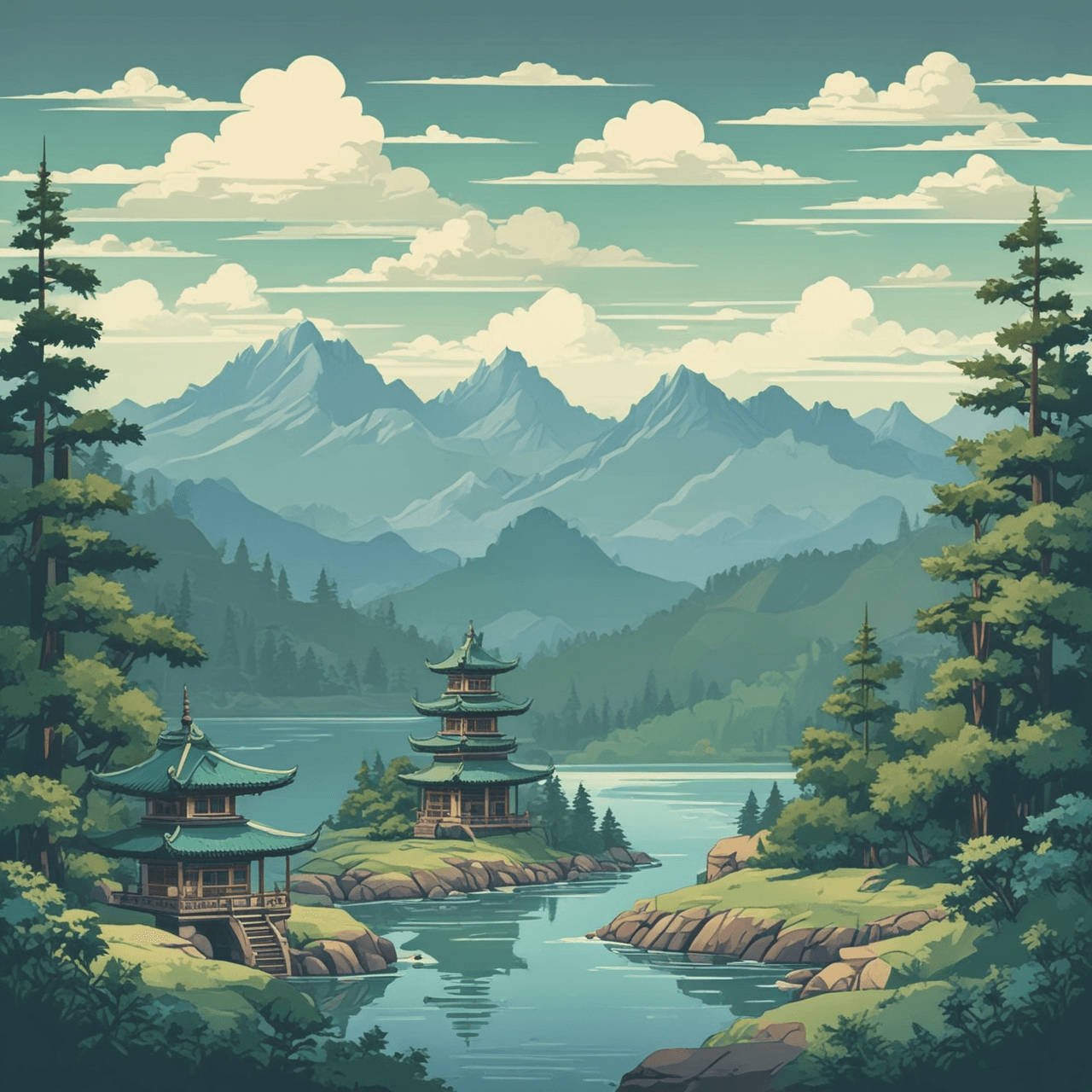 Character Jump game banner