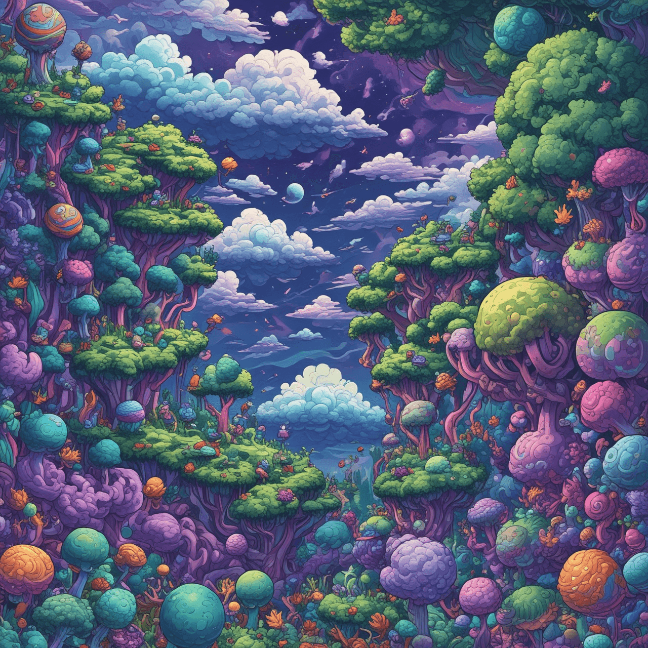 Cellular Skywalk Quiz game banner