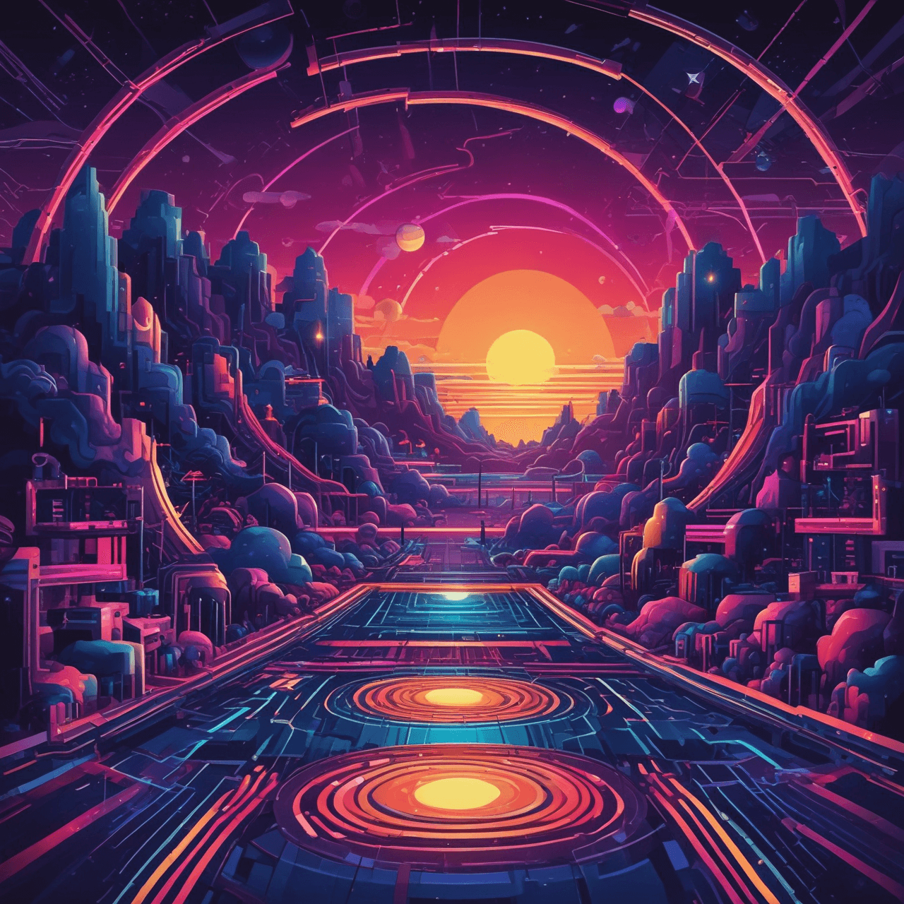 Angle Quest Runner game banner