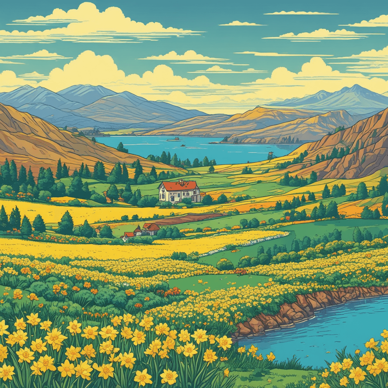 Daffodil Dash Quiz game banner