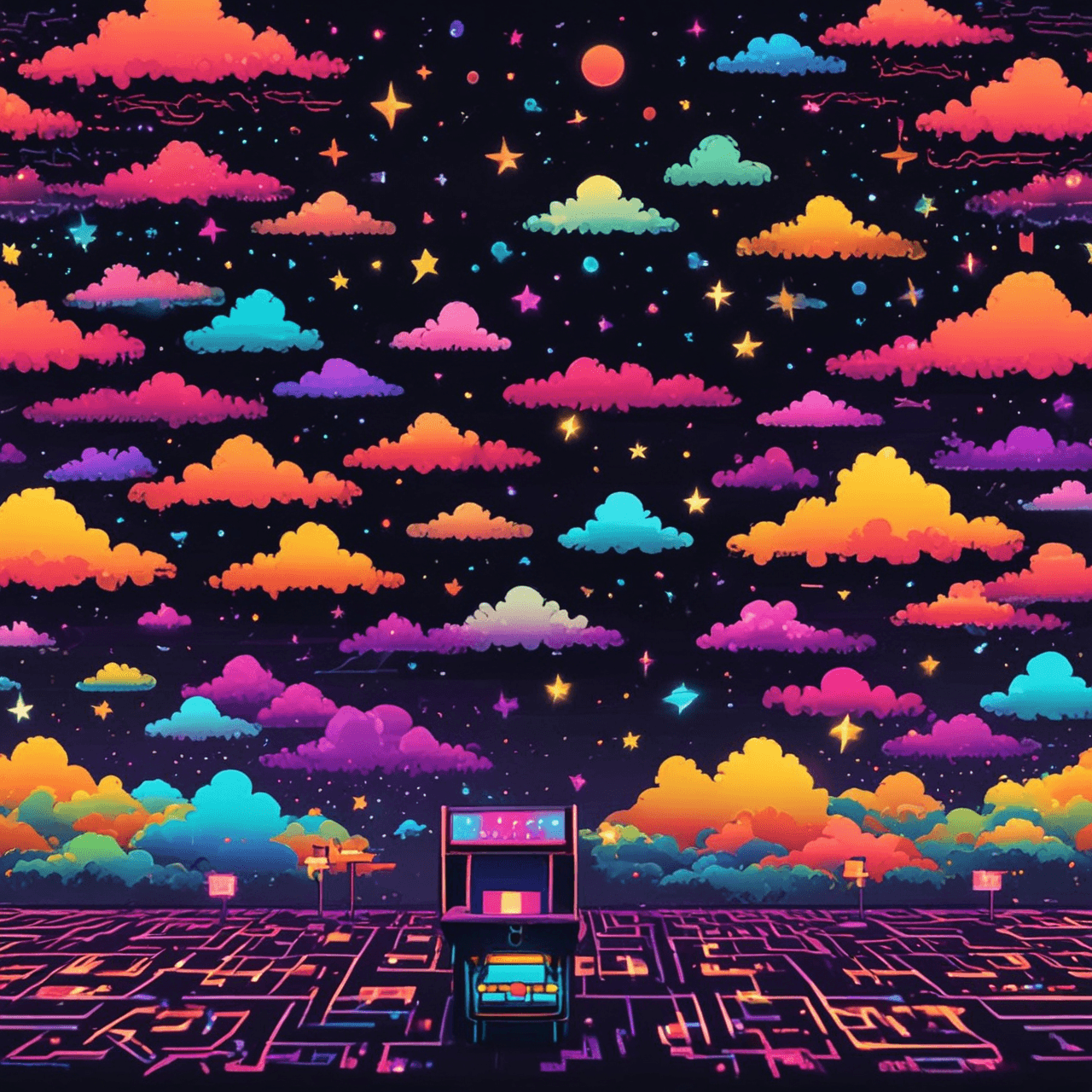 Five-Step Cloud Hop game banner