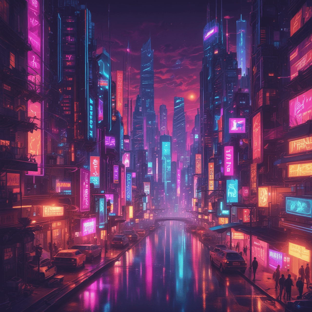 Corrida Energética Cyberpunk game banner