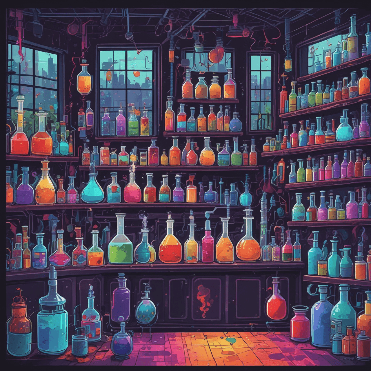 Chemical Cloud Hop game banner