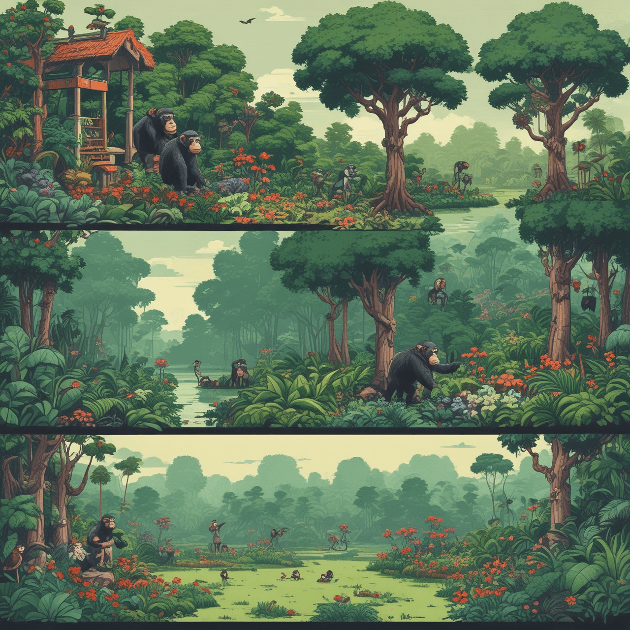 Ape vs Weed Jump game banner